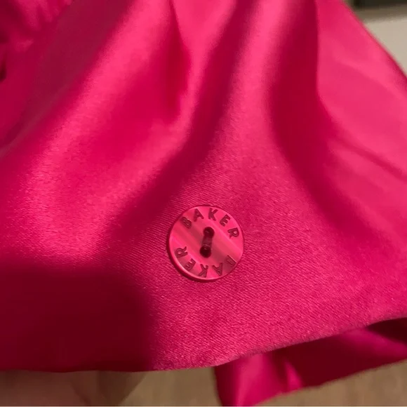 🩷BAKER by Ted Baker NWOT Barbie pink toddler dress size 2-3 - Picture 6 of 9